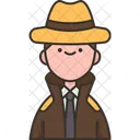 Detective Agent Crime Icon