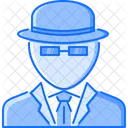 Detective Hat Suit Icon