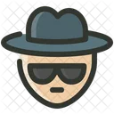 Spy Incognito Detective Icon