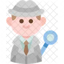 Detective Spy Agent Icon