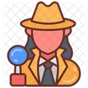 Detective Agent Spy Icon