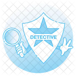 Detective Badge  Icon