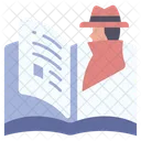 Detective Mystery Book Icon