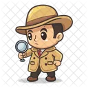Detective Spy Search Icon