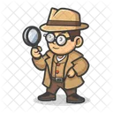 Detective Spy Search Icon