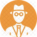 Detective Spy Secret Agent Icon