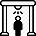 Detector De Metais Controle Aeroporto Ícone