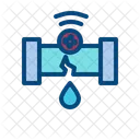 Detector Inteligente De Vazamento De Agua Prevencao De Inundacoes Seguranca Residencial Ícone