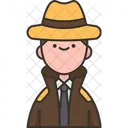 Detektiv Agent Kriminalitat Icono