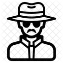Detektiv Inspektor Undercover Symbol