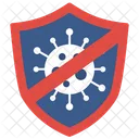 Detener Coronavirus Virus Icono