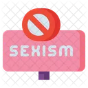 Detener El Sexismo Detener El Sexo No Sexismo Icono