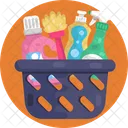 Detergent Basket Cleaning Tools Icon