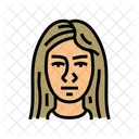 Determinacion Mujer Expresion Icono