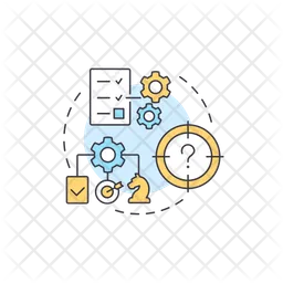 Determine financial and market logistics  Icon