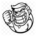 Determined Committed Reaction Icon