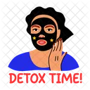 Detox Time Facemask Skincare Icon
