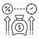 Deuda Prestamo Credito Icono