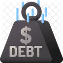Deuda Dinero Finanzas Icono