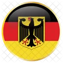 Deutschland Flagge Land Symbol