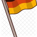 Deutschland Flagge  Symbol