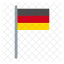 Deutschland Flagge Flagge Land Symbol