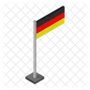 Deutschland Flagge Flagge Land Symbol