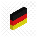 Deutschland Flagge Flagge Land Symbol