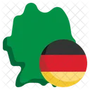 Deutschland Flagge  Symbol