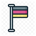 Deutschland Flagge Deutsche Flagge Land Symbol