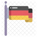 Deutschland Flagge  Symbol