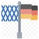 Deutschland Flagge  Symbol