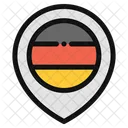 Karte Nationalflagge Karten Und Standort Symbol