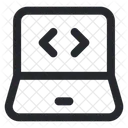 Dev Mode Laptop Coding Development Icon