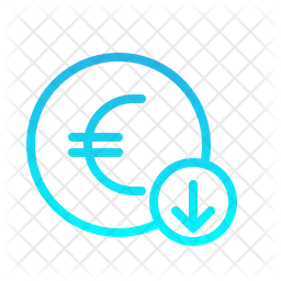 Devaluation Euro  Icon
