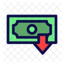 Devaluation Money Cash Icon