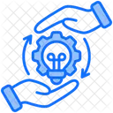 Development Hand Gear Icon