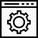 Development Coding Cog Icon