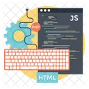 Custom Coding Web Icon