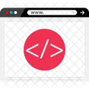 Development Code Bracket Icon