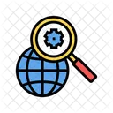 Earth Gear Research Icon