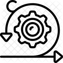 Development Agile Icon - Download in Line Style