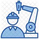Development Planner Robot Development Robotic Scientist Icon