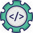 Development Process Coding Cogwheel Icon