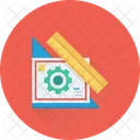 Oeuvre Echelle Plan Icon