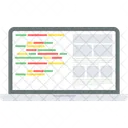 Developpement Web Codage Icon