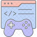 Developpement De Jeu Icone De Couleur Lineaire Icon