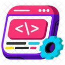 Developpement De Logiciels Programmation Codage Icône