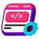 Developpement De Logiciels Programmation Codage Icône