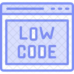 Développement low-code  Icône